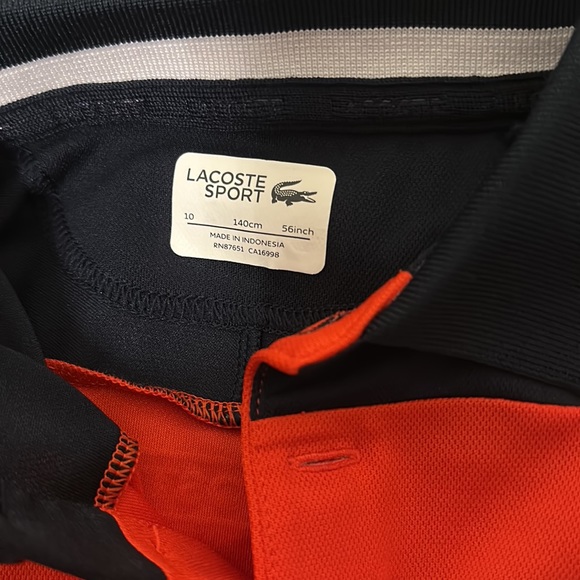 Lacoste boys short sleeve polo 10Y 12Y. - Picture 4 of 5